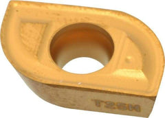 Seco - APFT1604635 M13 Grade T25M Carbide Milling Insert - TiCN/TiC/TiCN/TiN Finish, 0.187" Thick, 1/4" Corner Radius - USA Tool & Supply
