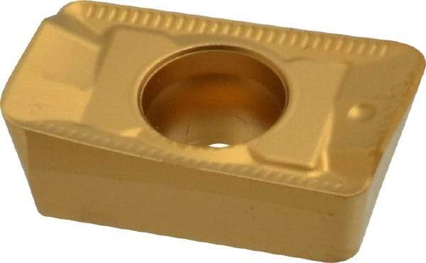 Seco - APKX160416 ME12 Grade T25M Carbide Milling Insert - TiCN/TiC/TiCN/TiN Finish, 0.223" Thick, 1/16" Corner Radius - USA Tool & Supply