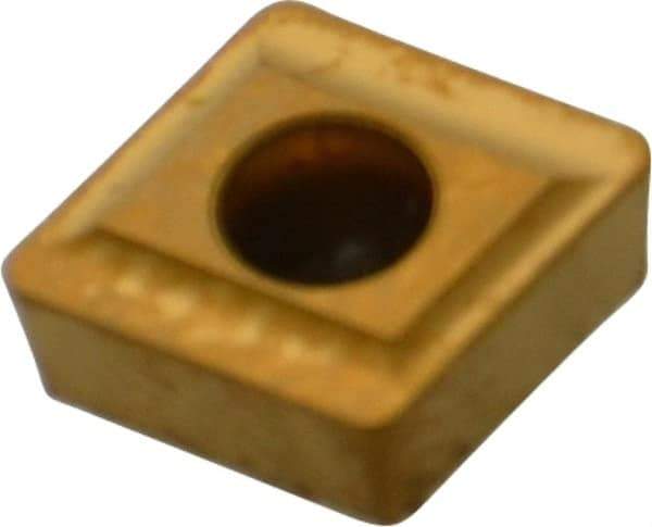 Seco - CCMX09T308 MD09 Grade T25M Carbide Milling Insert - TiCN/TiC/TiCN/TiN Finish, 0.156" Thick, 3/8" Inscribed Circle, 0.031" Corner Radius - USA Tool & Supply