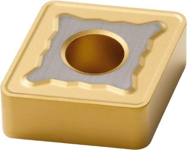 Seco - CNMG544 MR7 Grade TP40 Carbide Turning Insert - TiC/TiCN/TiN Finish, 80° Diamond, 5/8" Inscr Circle, 1/4" Thick, 1/16" Corner Radius - USA Tool & Supply