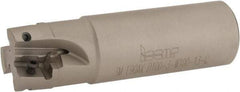 Iscar - 1" Cut Diam, 1/2" Max Depth of Cut, 1" Shank Diam, 3-1/2" OAL, Indexable Square Shoulder End Mill - 3M AXKT 1304.../2006... Inserts, Weldon Shank, 90° Lead Angle, Through Coolant, Series Mill2000 - USA Tool & Supply