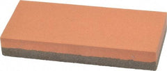 Norton - 4" Long x 1-3/4" Wide x 5/8" Thick, Aluminum Oxide Sharpening Stone - Rectangle, Coarse, Fine Grade - USA Tool & Supply