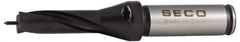 Seco - 18 to 18.99mm Diam, 3xD, 2.36" Max Depth, 3/4" Shank Diam, 2.705" Flute, 5.579" OAL, Replaceable Tip Drill - SD100 Insert, SD103 Toolholder, Series SD103 - USA Tool & Supply