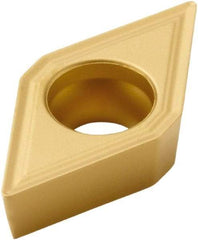 Seco - DCMT21.50.5 F2 Grade TP40 Carbide Turning Insert - TiC/TiCN/TiN Finish, 55° Diamond, 1/4" Inscr Circle, 3/32" Thick, 1/128" Corner Radius - USA Tool & Supply