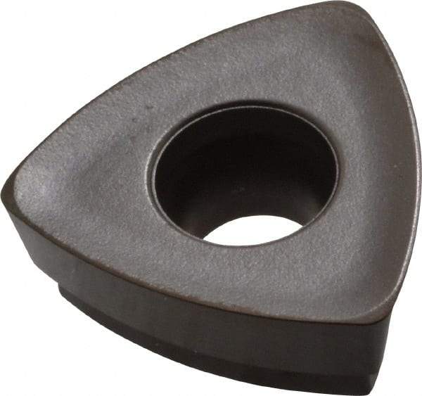 Seco - 218.19125 M07 Grade T350M Carbide Milling Insert - TiCN/Al2O3 Finish, 0.156" Thick, 0.35" Inscribed Circle, 0.031" Corner Radius - USA Tool & Supply