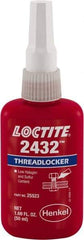 Loctite - 50 mL, Blue, Medium Strength Liquid Threadlocker - 24 hr Full Cure Time - USA Tool & Supply