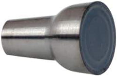 Seco - RCGS3F, 883 Grade Carbide Profiling Insert - Uncoated, 7° Relief Angle, Round, 33/64" Thick, 3/8" Inscribed Circle - USA Tool & Supply