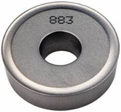 Seco - RCMM84 46 Grade 883 Carbide Turning Insert - Uncoated, Round, 1" Inscr Circle, 1/4" Thick - USA Tool & Supply