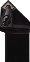 Seco - DSSN, Right Hand Cut, 45° Lead Angle, 25mm Shank Height x 25mm Shank Width, Negative Rake Indexable Turning Toolholder - 159.3mm OAL, SNM..1204.. Insert Compatibility, Series Dual Clamp - USA Tool & Supply