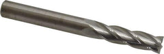 M.A. Ford - 3/8", 1-1/2" LOC, 3/8" Shank Diam, 3-1/2" OAL, 4 Flute, Solid Carbide Square End Mill - Single End, Uncoated, Spiral Flute, 30° Helix, Centercutting, Right Hand Cut, Right Hand Flute, Series 122 - USA Tool & Supply