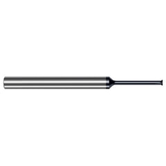 Back Deburring Mill - 0.1150″ Head Diameter × 0.5620″ (9/16″) Neck Length × 45° per side Carbide Back Deburring Mill, 5 Flutes, AlTiN Coated - Exact Industrial Supply