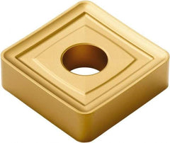Seco - SNMM644 RR9 Grade TP40 Carbide Turning Insert - TiC/TiCN/TiN Finish, 90° Square, 3/4" Inscr Circle, 1/4" Thick, 1/16" Corner Radius - USA Tool & Supply