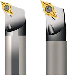 Seco - 25mm Min Bore Diam, 200mm OAL, 20mm Shank Diam, A-SDQC Indexable Boring Bar - 32mm Max Bore Depth, DC.. 11T3.. Insert, Screw Holding Method - USA Tool & Supply