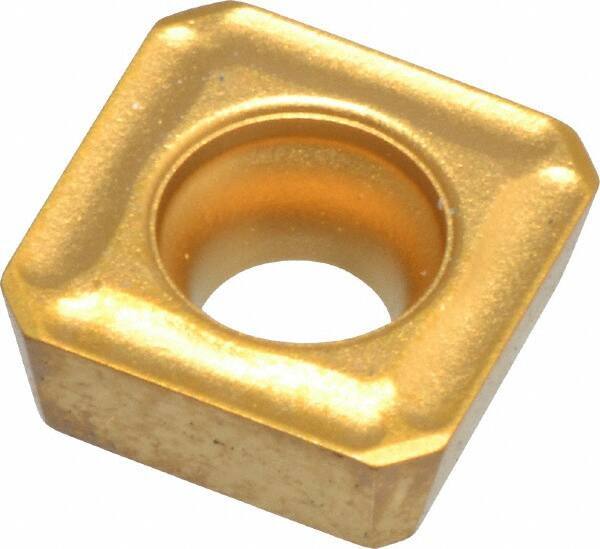 Seco - SPMX0602 75 Grade T25M Carbide Milling Insert - TiCN/TiC/TiCN/TiN Finish, 0.094" Thick, 1/4" Inscribed Circle - USA Tool & Supply