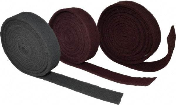 Norton - 2" 3 Piece Roll Kit - Fine, Very Fine & Ultra Fine Grades - USA Tool & Supply