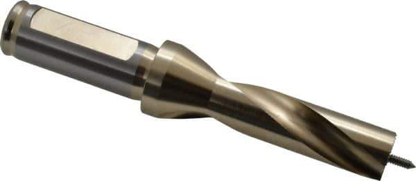 Seco - 17 to 17.99mm Diam, 3xD, 2.36" Max Depth, 3/4" Shank Diam, 2.665" Flute, 5.539" OAL, Replaceable Tip Drill - SD100 Insert, SD103 Toolholder, Series SD103 - USA Tool & Supply