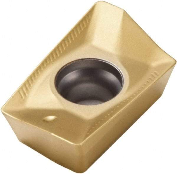 Seco - XOMX180620 ME13 Grade F40M Carbide Milling Insert - TiAlN/TiN Finish, 1/4" Thick, 0.079" Corner Radius - USA Tool & Supply