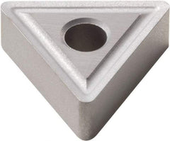Seco - TNMP666 M1 Grade 370 Carbide Turning Insert - Uncoated, 60° Triangle, 3/4" Inscr Circle, 3/8" Thick, 3/32" Corner Radius - USA Tool & Supply