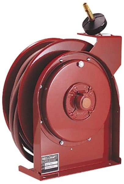 Reelcraft - 17' Spring Retractable Hose Reel - 300 psi, Hose Included - USA Tool & Supply