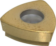 Seco - 218.19125 MD10 Grade F15M Carbide Milling Insert - TiAlN/TiN Finish, 0.156" Thick, 0.35" Inscribed Circle, 0.031" Corner Radius - USA Tool & Supply