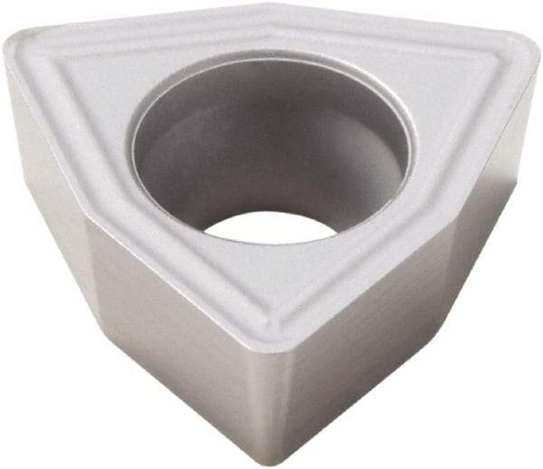 Seco - WCMX05 Grade S60M Carbide Indexable Drill Insert - Uncoated, Trigon, 5/16" Inscribed Circle - USA Tool & Supply