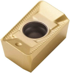 Seco - XCKX13T304 ME10 Grade T25M Carbide Milling Insert - TiCN/TiC/TiCN/TiN Finish, 0.198" Thick, 0.016" Corner Radius - USA Tool & Supply