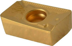 Seco - XCKX13T308 ME10 Grade T25M Carbide Milling Insert - TiCN/TiC/TiCN/TiN Finish, 0.198" Thick, 0.031" Corner Radius - USA Tool & Supply