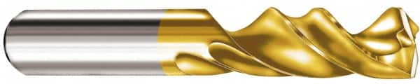 SGS - 7/8" 145° Spiral Flute Solid Carbide Screw Machine Drill Bit - USA Tool & Supply