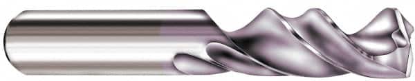 SGS - 0.272" 145° Spiral Flute Solid Carbide Screw Machine Drill Bit - USA Tool & Supply
