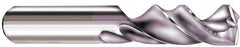 SGS - 37/64" 145° Spiral Flute Solid Carbide Screw Machine Drill Bit - USA Tool & Supply