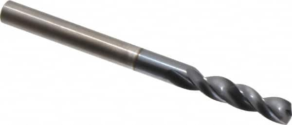 SGS - Letter E (1/4) 145° Spiral Flute Solid Carbide Screw Machine Drill Bit - USA Tool & Supply