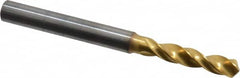 SGS - 5.00126mm 145° Spiral Flute Solid Carbide Screw Machine Drill Bit - USA Tool & Supply