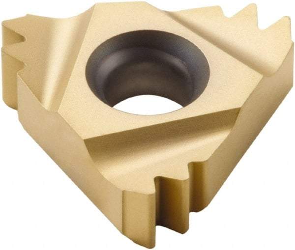 Seco - 22NR Internal Right Hand 11 Whitworth Laydown Threading Insert - Grade CP500, TiAlN/TiN Coated Carbide, 12.7mm Inscribed Circle - USA Tool & Supply