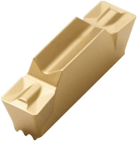Seco - LCMF, 0.236" Cutting Width, MT, CP500 Grade, Double End Multi-Directional Turning Insert - TiAlN, TiN Coated - USA Tool & Supply