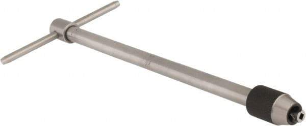 Starrett - 7/32 to 7/16" Tap Capacity, T Handle Tap Wrench - 10" Overall Length - USA Tool & Supply