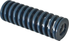 Dayton Lamina - 1-1/4" Hole Diam, 5/8" Rod Diam, 3-1/2" Free Length, Blue Die Spring - 34.2 Lb Max Deflection, 1.31" Max Deflection, Medium Duty - USA Tool & Supply