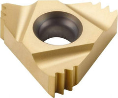 Seco - 22NR Internal Right Hand ISO Laydown Threading Insert - Grade CP500, TiAlN/TiN Coated Carbide, 12.7mm Inscribed Circle - USA Tool & Supply