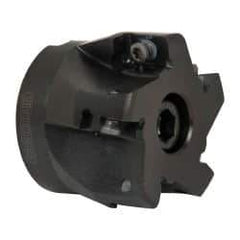 Seco - 5 Inserts, 2" Cut Diam, 3/4" Arbor Diam, 0.59" Max Depth of Cut, Indexable Square-Shoulder Face Mill - 0/90° Lead Angle, 1.57" High, AP.. 1604 Insert Compatibility - USA Tool & Supply