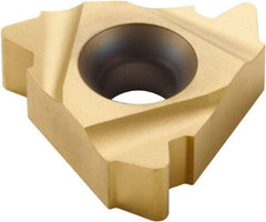 Seco - 22NR Internal Right Hand 4 API V 0.038R Laydown Threading Insert - Grade CP500, TiAlN/TiN Coated Carbide, 12.7mm Inscribed Circle - USA Tool & Supply