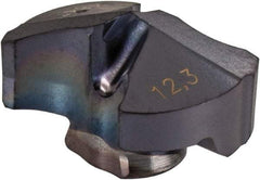 Iscar - Series IDI-SG, 0.484" Diam Grade IC908 140° Replaceable Drill Tip - Carbide, TiAlN Finish - USA Tool & Supply