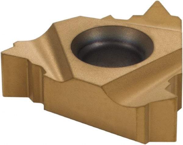Seco - 22NR Internal Right Hand ISO Laydown Threading Insert - Grade CP500, TiAlN/TiN Coated Carbide, 12.7mm Inscribed Circle - USA Tool & Supply