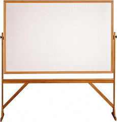 Ghent - 78" High x 77" Wide Reversible Dry Erase Board - Acrylate, 23-1/2" Deep - USA Tool & Supply