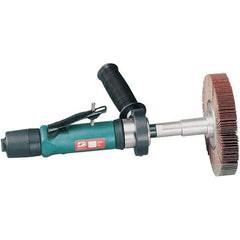 Dynabrade - 0.7 hp, 3,400 RPM Finishing Sander - 34.5 CFM Air Consumption, 6.21 bar Air Pressure, 1/4 NPT Inlet - USA Tool & Supply