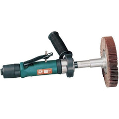 Dynabrade - 0.7 hp, 4,500 RPM Finishing Sander - 40 CFM Air Consumption, 6.21 bar Air Pressure, 1/4 NPT Inlet - USA Tool & Supply