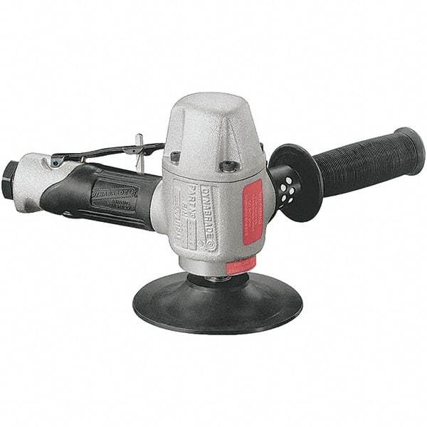 Dynabrade - 4-1/2 to 5" Disc, 8,500 RPM, Pneumatic Handheld Disc Sander - 32 CFM, 1/2 NPT Inlet, 1.2 hp, 90 psi - USA Tool & Supply