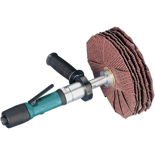 Dynabrade - 0.4 hp, 200-950 RPM Finishing Sander - 22 CFM Air Consumption, 6.21 bar Air Pressure, 1/4 NPT Inlet - USA Tool & Supply