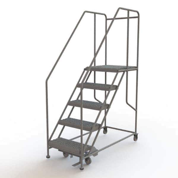 TRI-ARC - Rolling & Wall Mounted Ladders & Platforms Type: Rolling Work Platform Style: Steel Work Platform - USA Tool & Supply