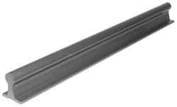 Pacific Bearing - 1-1/4" Shaft Diam, 2-1/2" Base Width, Ceramic Coated, Aluminum Shaft, Aluminum Rail, Round Shaft Assemblies - 0.343" Mounting Hole Diam, 9" Long - USA Tool & Supply