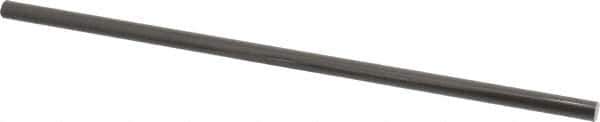 Pacific Bearing - 3/8" Diam, 1' Long, 6061-T6 Ceramic Coated Aluminum Feather Round Linear Shafting - 70C Hardness - USA Tool & Supply