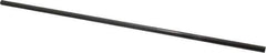 Pacific Bearing - 3/8" Diam, 18" Long, 6061-T6 Ceramic Coated Aluminum Feather Round Linear Shafting - 70C Hardness - USA Tool & Supply